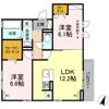 DーROOMフローラの間取り画像
