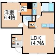 クレイドルBの間取り画像