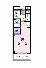 レジデンスS．Uの間取り画像
