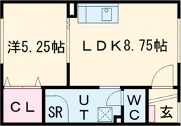 エレガント Aの間取り画像