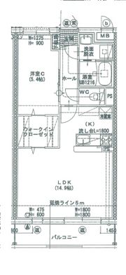 ボナール4号館の間取り画像