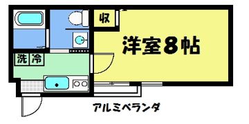 フラッティ七条大橋の間取り画像