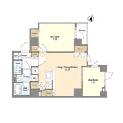 KDXレジデンス本蓮沼の間取り画像