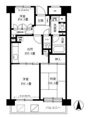 フレスコ川崎の間取り画像