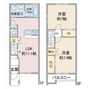 アプトルーナ215の間取り画像