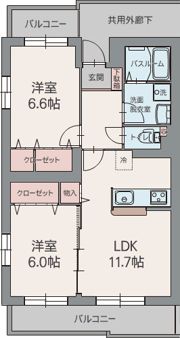 アロッジオ トガリーゼの間取り画像