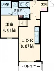 キャルムコート交野2番館の間取り画像