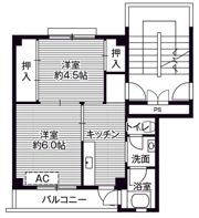 ビレッジハウス向田1号棟の間取り画像