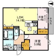 エスポワール加美正覚寺の間取り画像