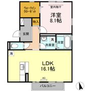 フェリーチェ立川 B棟の間取り画像