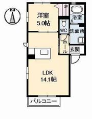 クレセントハイム B棟の間取り画像