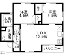 ライフメント伴駅前の間取り画像