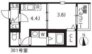 シアヴィータ名古屋の間取り画像