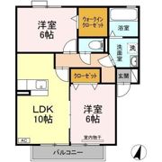 グランドゥールくすの木 Aの間取り画像