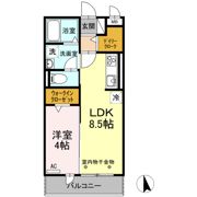タウンコートⅠの間取り画像