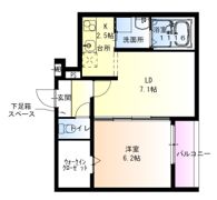フジパレス新通Ⅲ番館の間取り画像