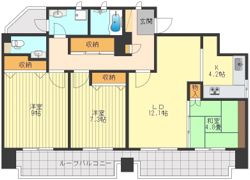 イグレック立川の間取り画像