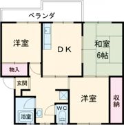 浅田香里ケ丘住宅の間取り画像