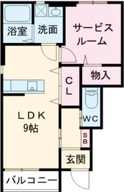 Calm Heightsの間取り画像