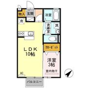 カレッツァKの間取り画像