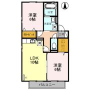 リビングタウン渕 Bの間取り画像