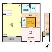 サンロイヤル Aの間取り画像