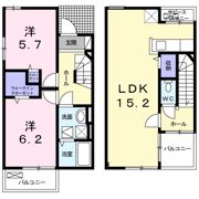 石才戸建の間取り画像