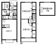 BLUE TREE陽光台の間取り画像