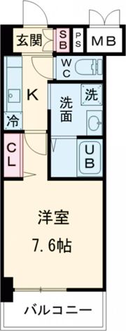 パルティール大曽根アネックスの間取り画像
