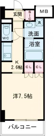 プラネソシエ神戸元町の間取り画像