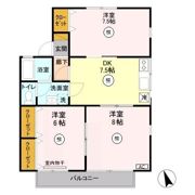 セジュール・喜 Aの間取り画像