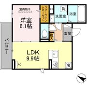 トリシアTAKEⅢの間取り画像