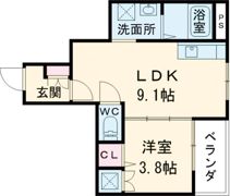 F asecia Luaの間取り画像
