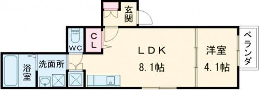 F asecia Luaの間取り画像
