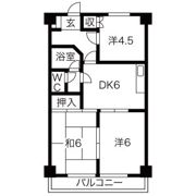 中根ハイツの間取り画像