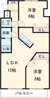 シャトレ平野の間取り画像