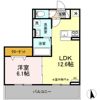 DーROOM姉体Ⅲ Aの間取り画像
