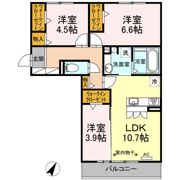 オレンジコートの間取り画像