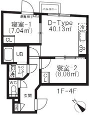 アルテシモクルブの間取り画像