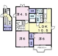 ツインズラフィネの間取り画像