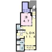 ルーベル柞原 Ⅱの間取り画像