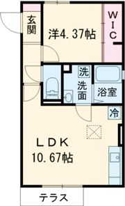 ラピスラズリの間取り画像