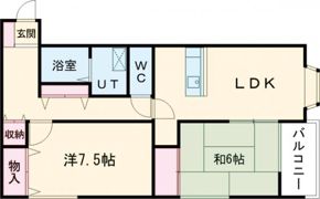 シャルム蓮池B棟の間取り画像