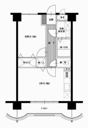 松橋マンションの間取り画像