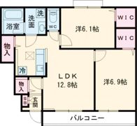 グランヴェルデ高槻の間取り画像