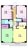 ラフィーネ本町の間取り画像