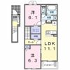 エスペランサAの間取り画像