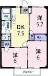 オーキッドSANO・Bの間取り画像