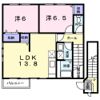 ラ・フォンダ Aの間取り画像
