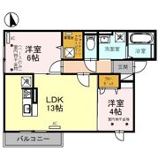 プラテリーアMの間取り画像